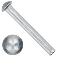 Заклепка 3х12 DIN 660 / ГОСТ 10299-80 алюминиевая