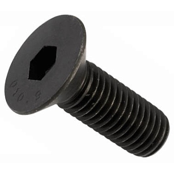 Винт М4х6 с потайной головкой и внутренним шестигранником DIN 7991 класс прочности 10.9